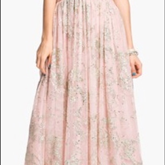 Blush Glitter Gown - Picture 9 of 12